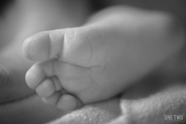 newborn baby feet