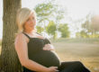 sunset maternity session