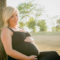 sunset maternity session
